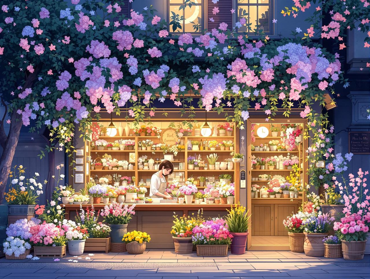 ai漫剧黄 - 花店与月光